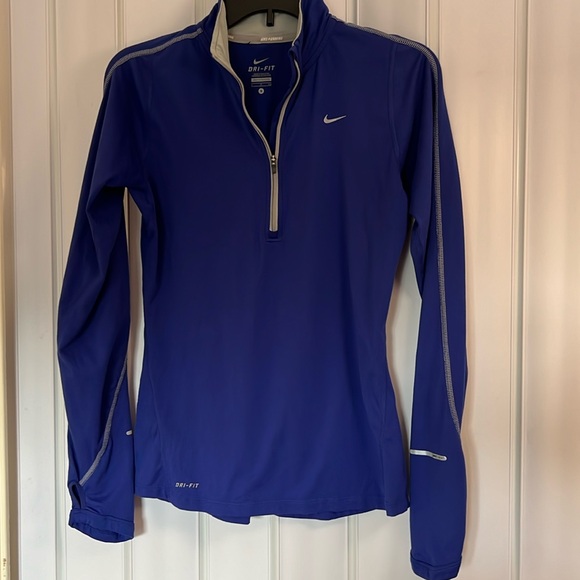 NIKE Running Top shirt quarter zip compression size Small - Picture 4 of 9